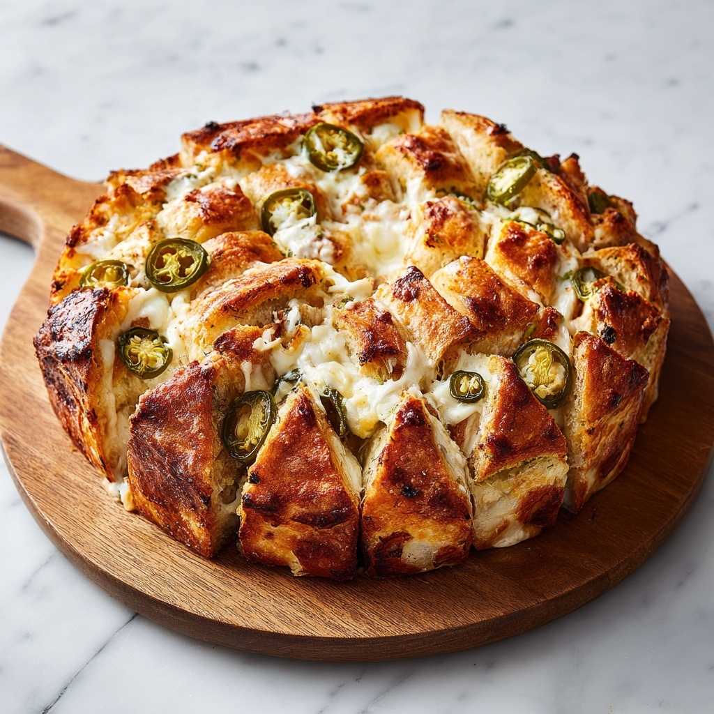 Cheddar Jalapeño Pull-Apart Bread Recipe - Recipe Image