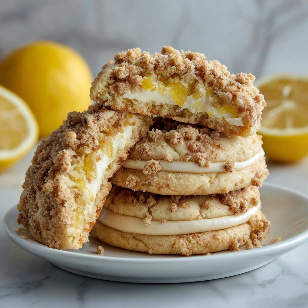 Zesty Lemon Cheesecake Cookies Recipe - Recipe Image