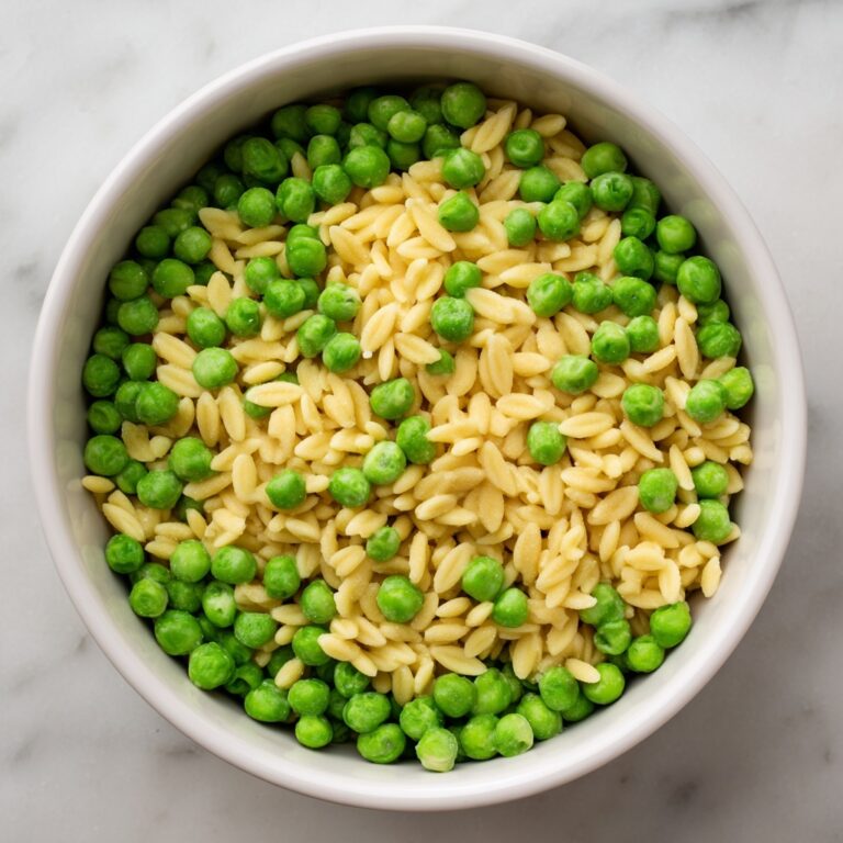 Creamy Parmesan Orzo with Peas Recipe