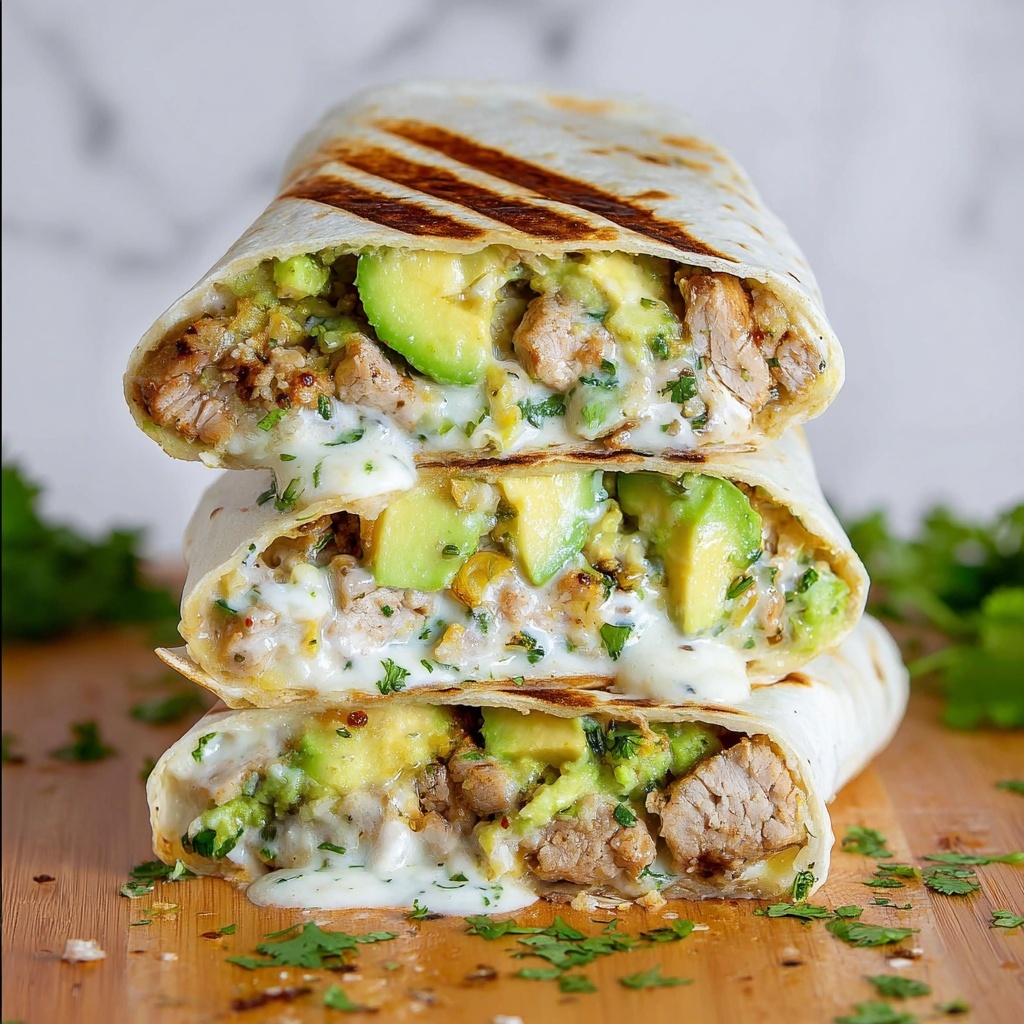 Chicken and Avocado Burritos Recipe - Recipe Image