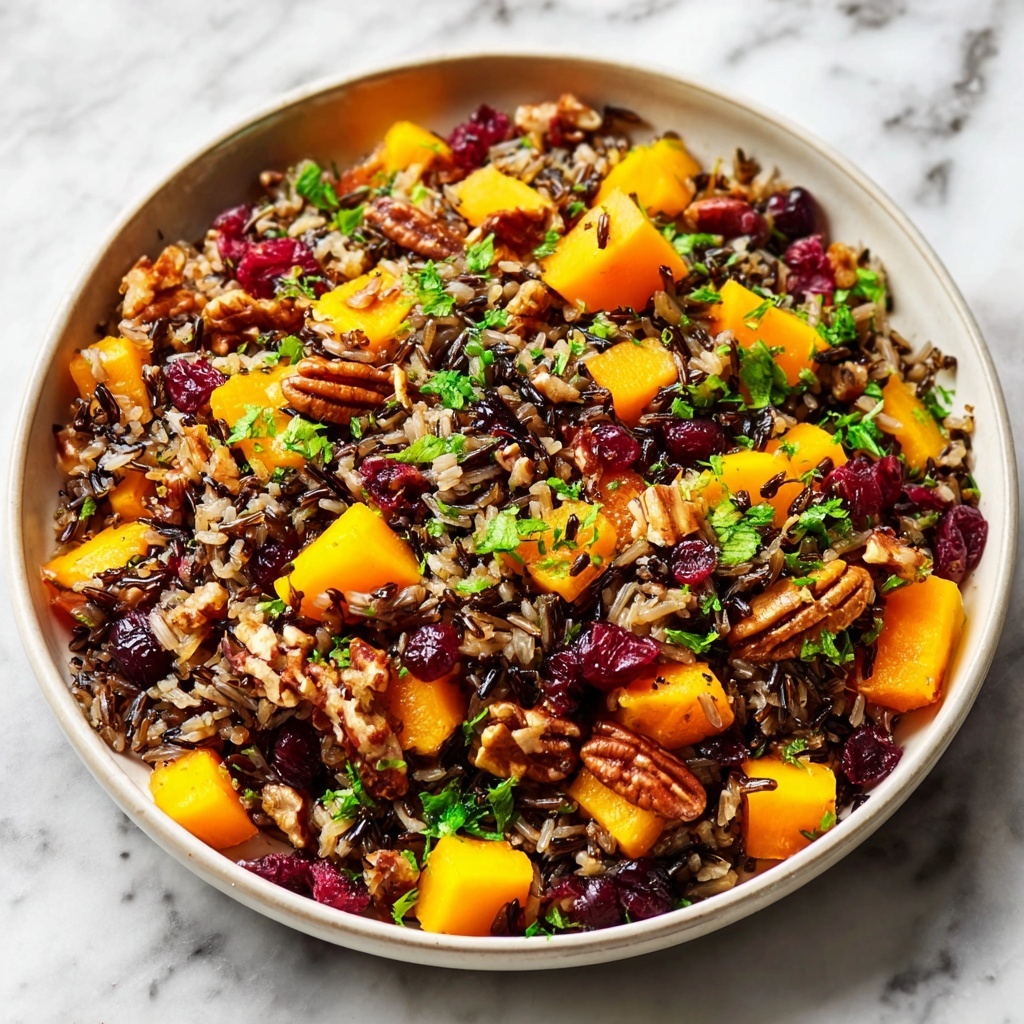Cranberry Pecan Sweet Potato Wild Rice Pilaf Recipe - Recipe Image