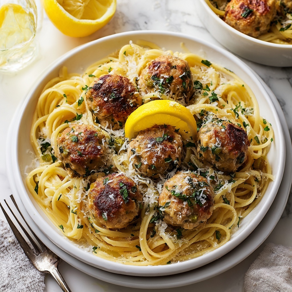 Chicken Piccata Meatballs Recipe - Recipe Image