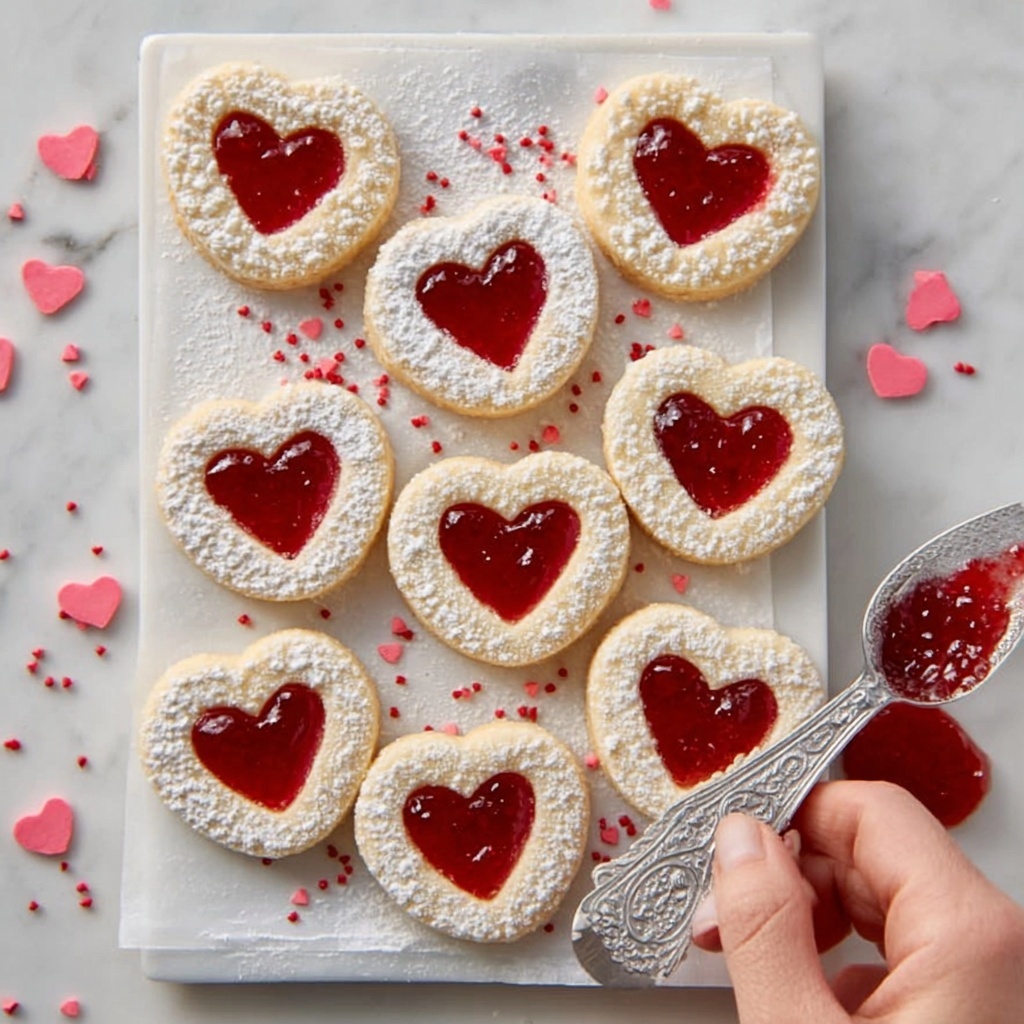 Raspberry Linzer Cookies Recipe - Recipe Image
