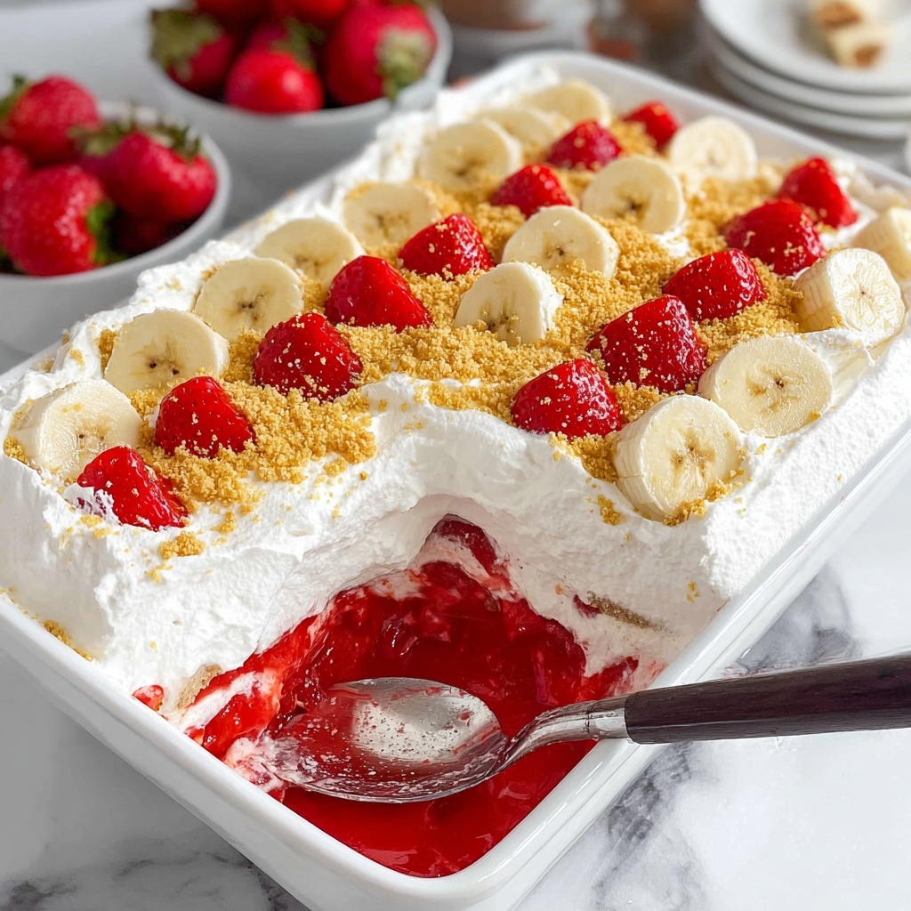 Strawberry Banana Cheesecake Salad Recipe - Recipe Image