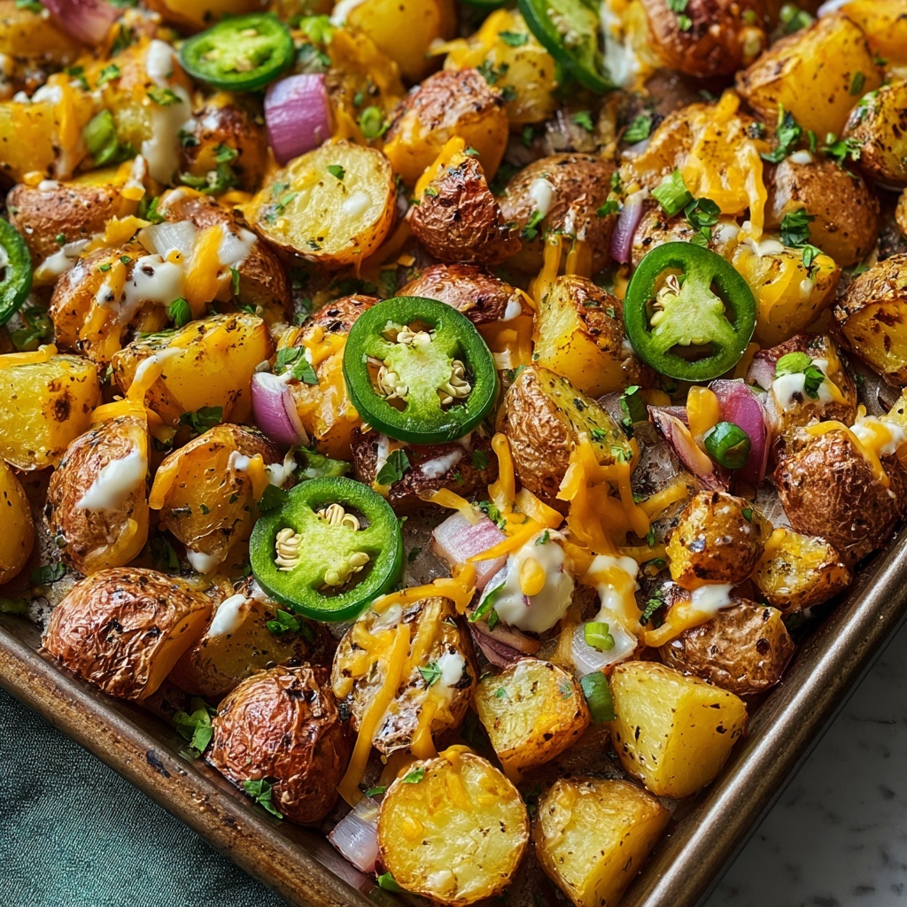 Jalapeno Popper Roasted Potato Salad Recipe - Recipe Image