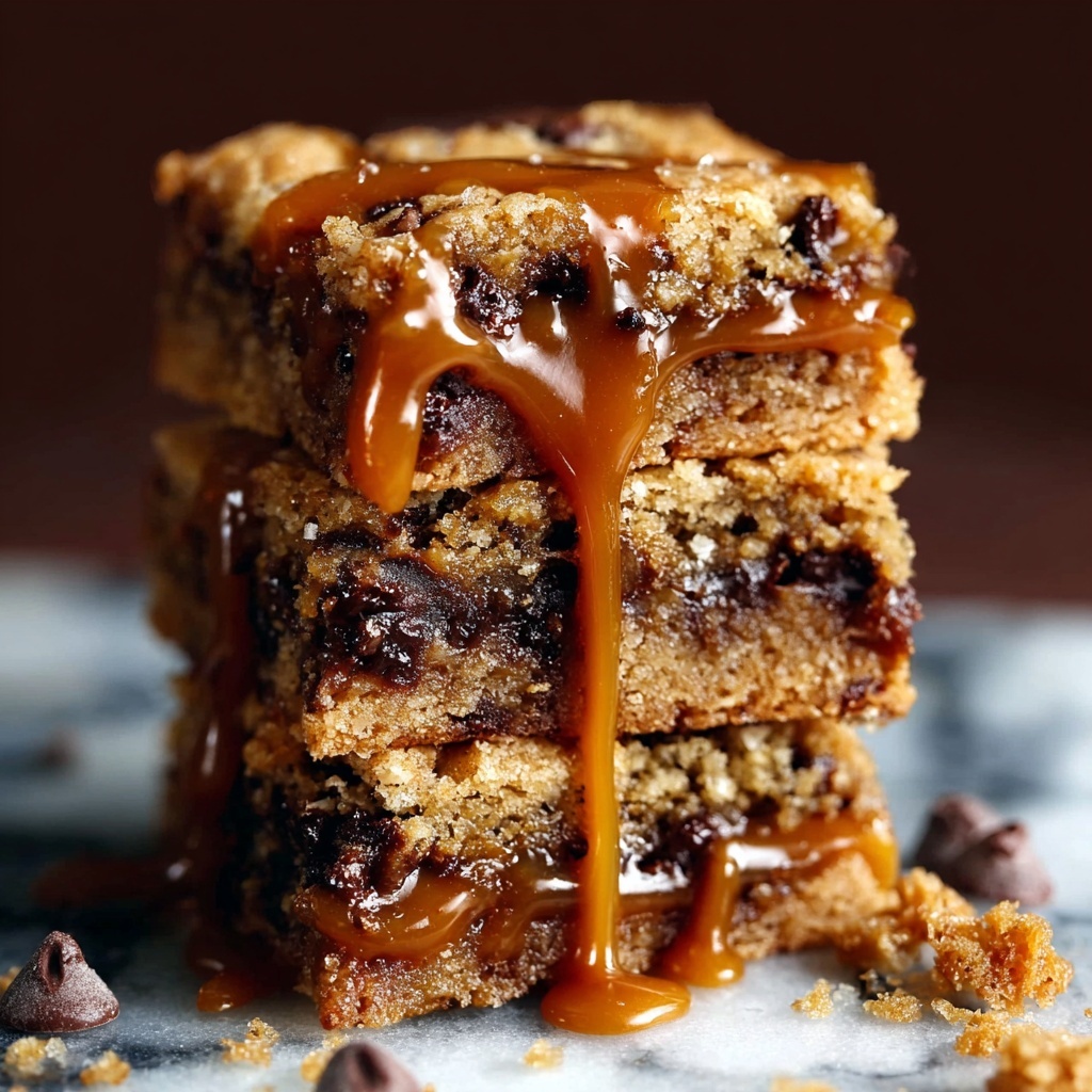 Chocolate Chip Caramel Bars Recipe - Recipe Image