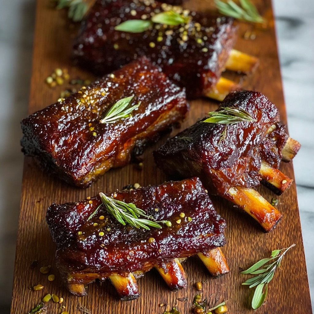 Flavorful Smoked Beef Ribs Recipe - Recipe Image