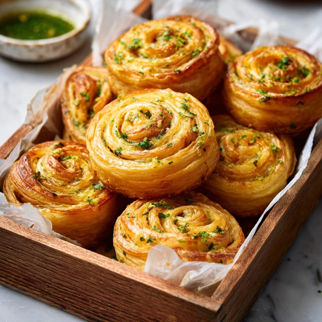 Cheesy Garlic Cruffins Recipe - Recipe Image