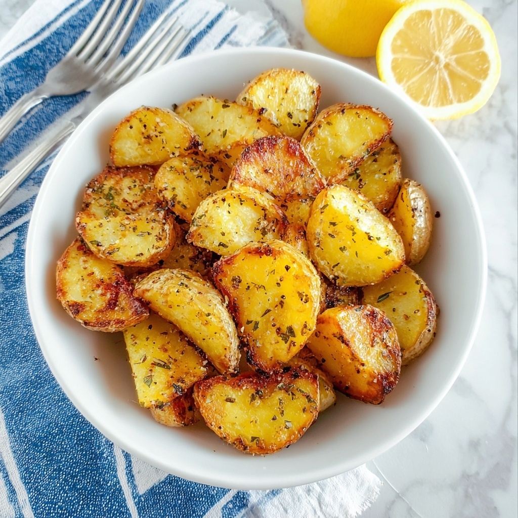 Greek Lemon Potatoes Recipe - Recipe Image