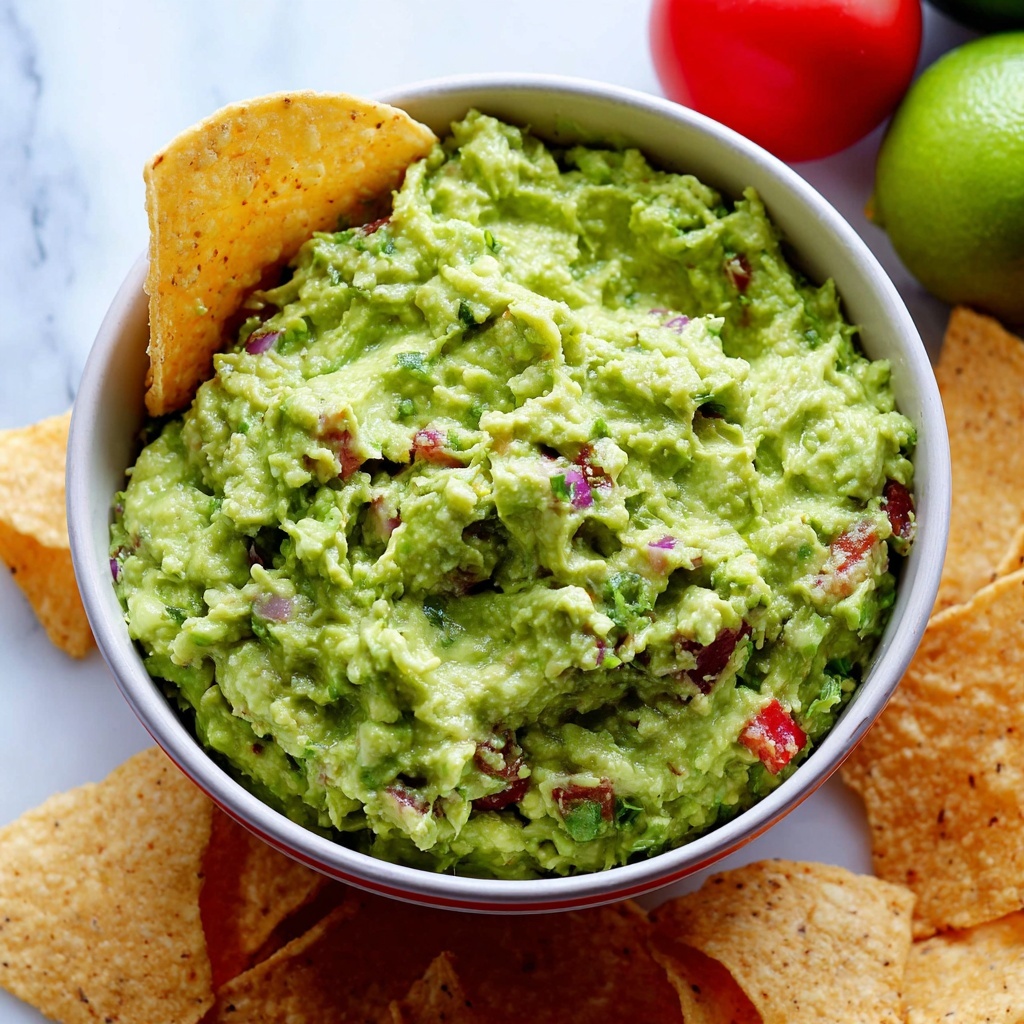 Fresh and Zesty Guacamole Recipe - Recipe Image