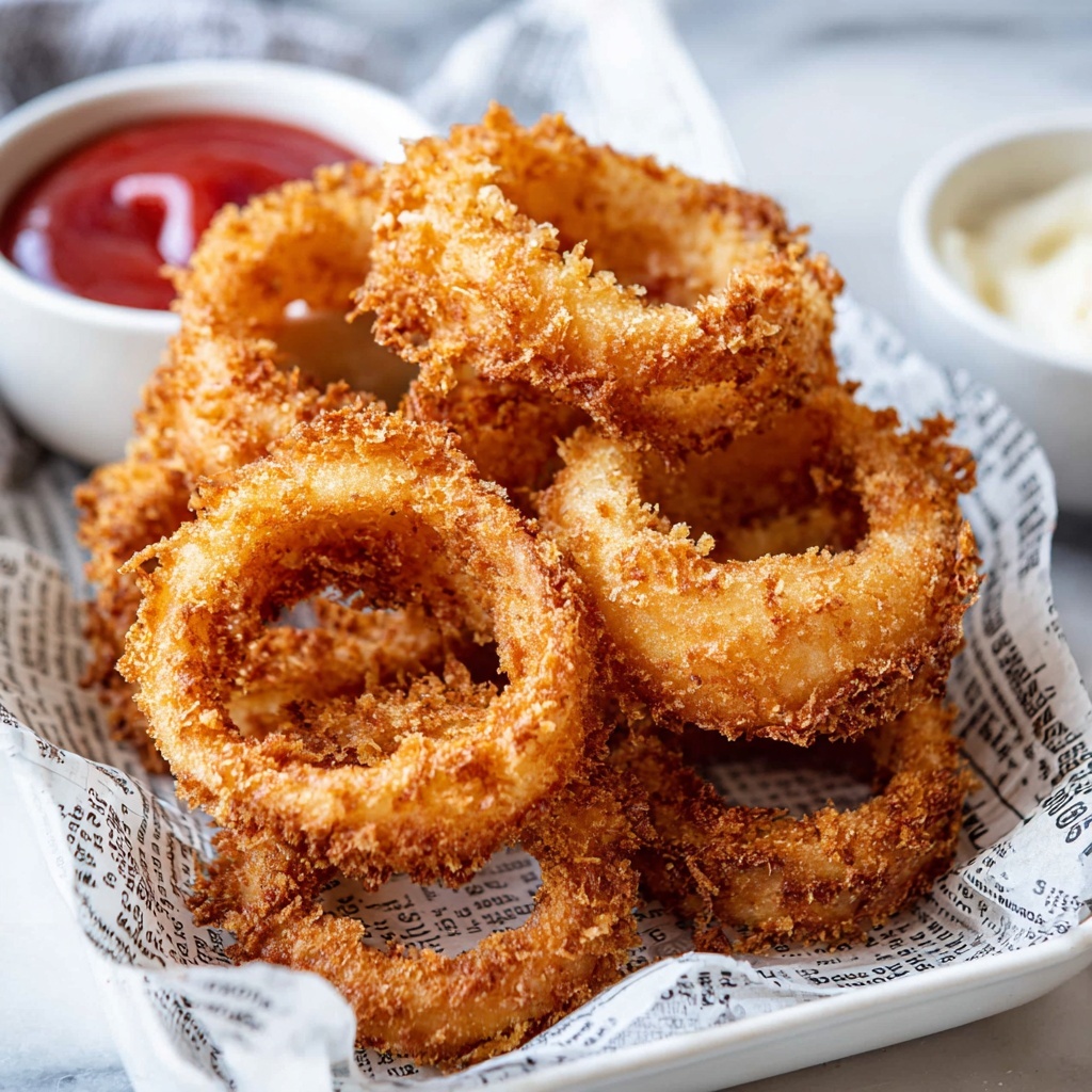 Crispy Fried Onion Rings Recipe - Recipe Image