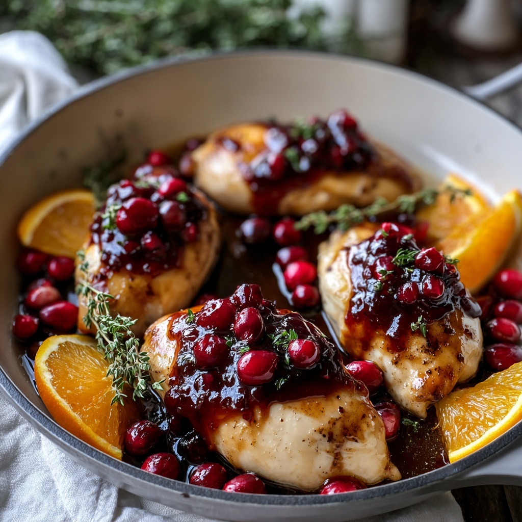 Cranberry Orange Chicken Recipe - Recipe Image