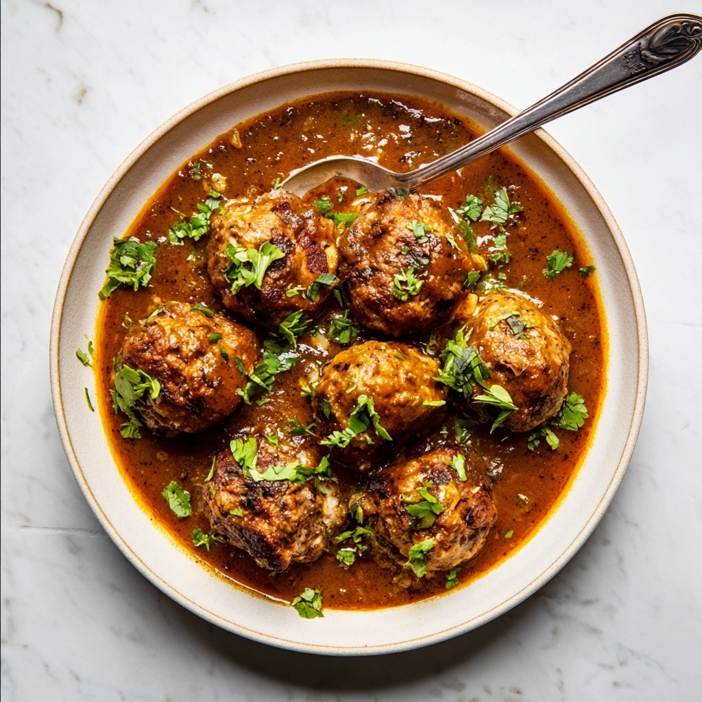 Slow Cooker French Onion Meatballs Recipe - Recipe Image