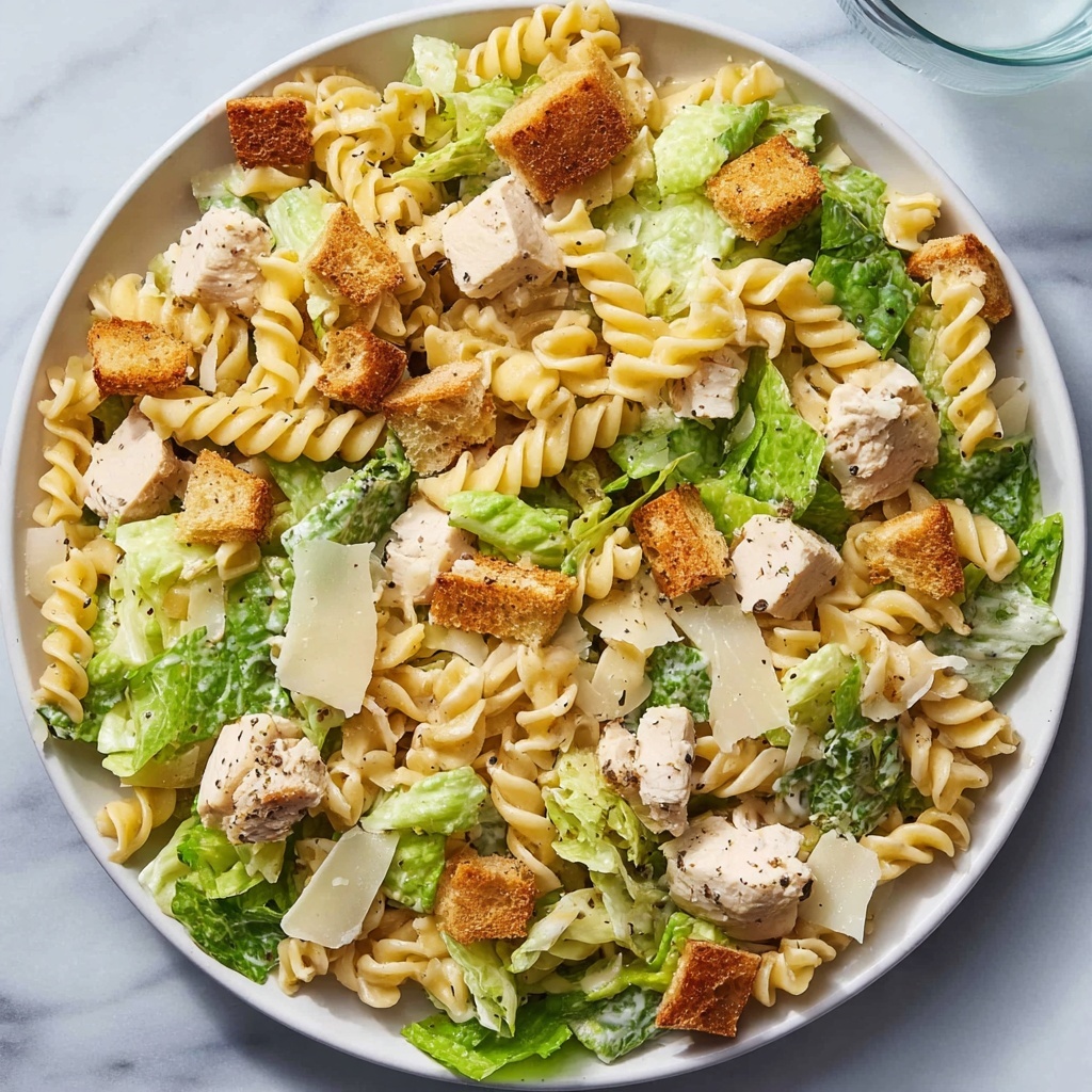 Chicken Caesar Pasta Salad Recipe - Recipe Image