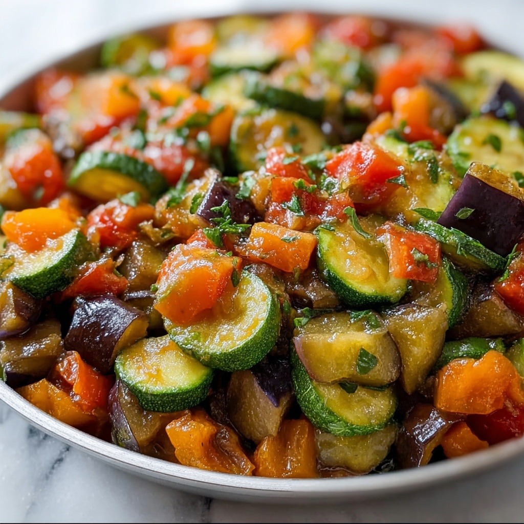Vegetable Ratatouille: A Colorful and Healthy Mediterranean Dish Recipe - Recipe Image