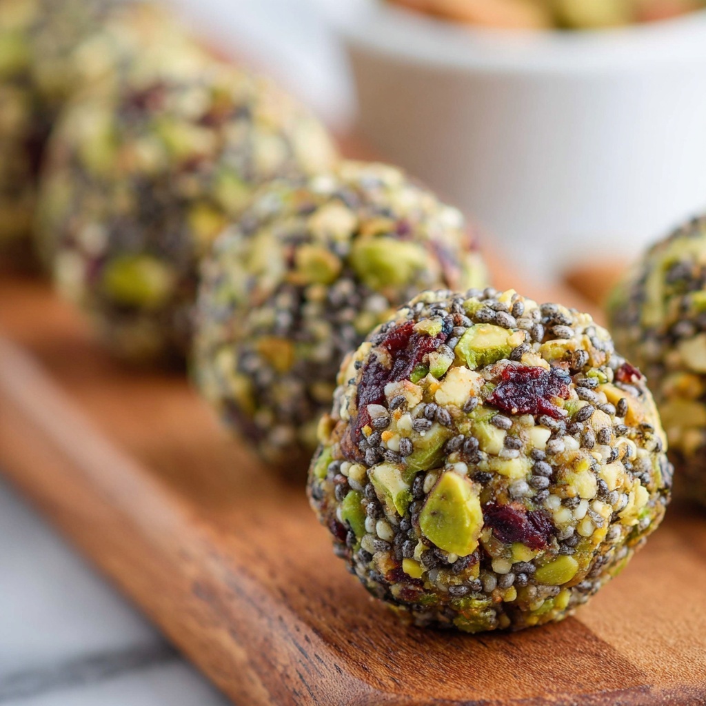 Cranberry Pistachio Energy Bites Recipe - Recipe Image