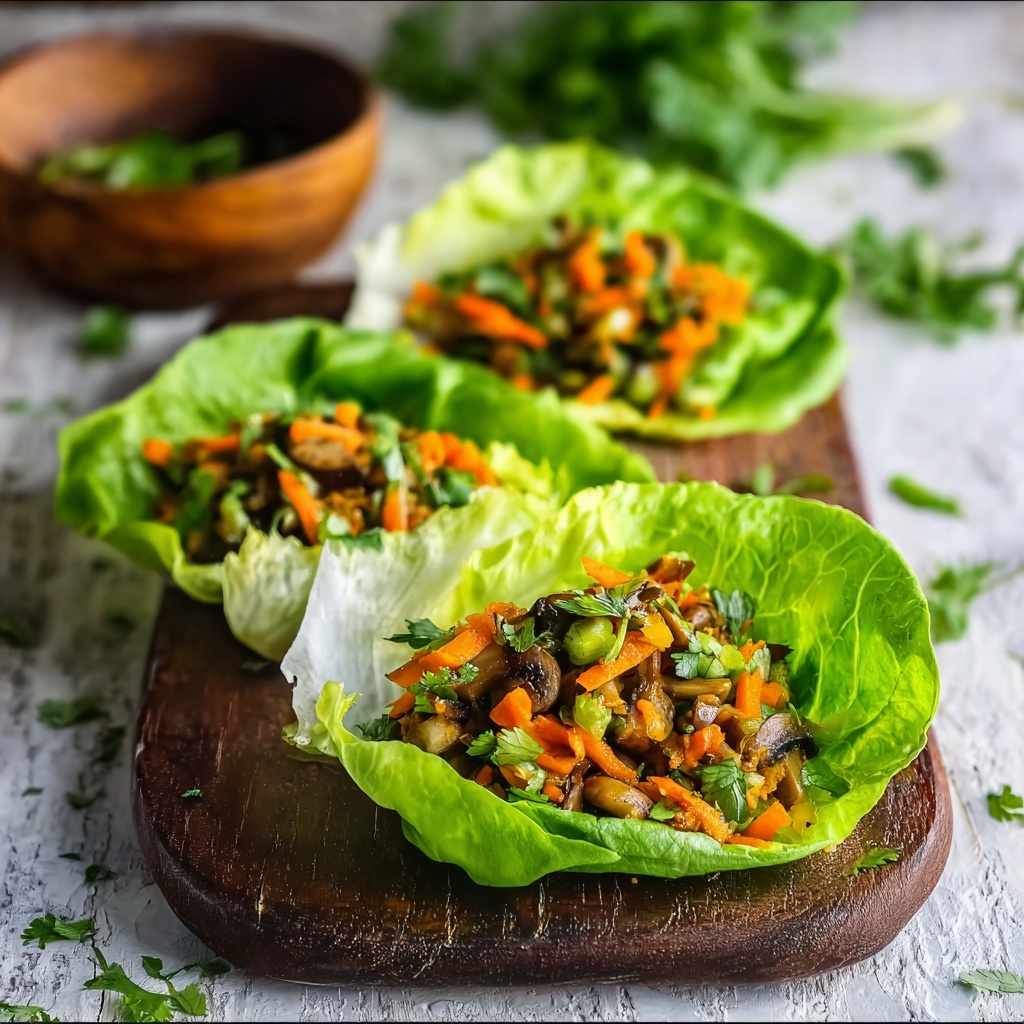 Citrus Herb Turkey Lettuce Wraps Recipe - Recipe Image
