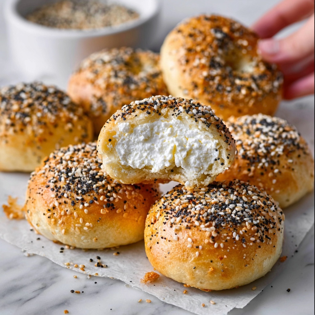 Cheesy and Savory Bagel Bites Recipe - Recipe Image