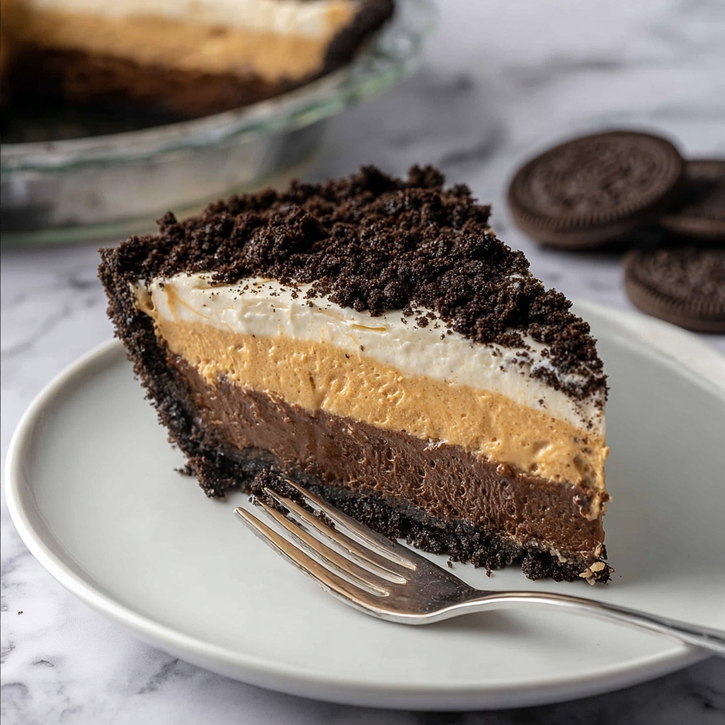 Peanut Butter Chocolate Mud Pie Recipe - Recipe Image