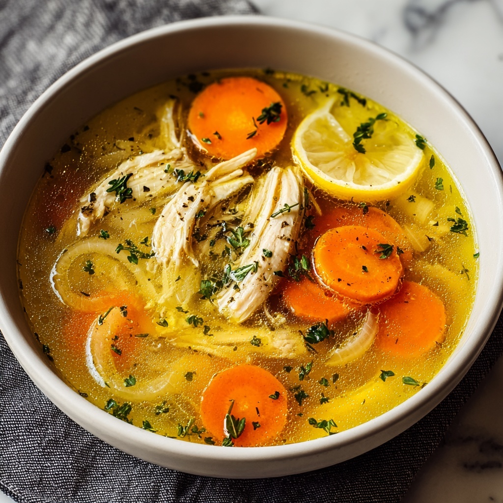 Lemon Chicken Soup Recipe - Recipe Image