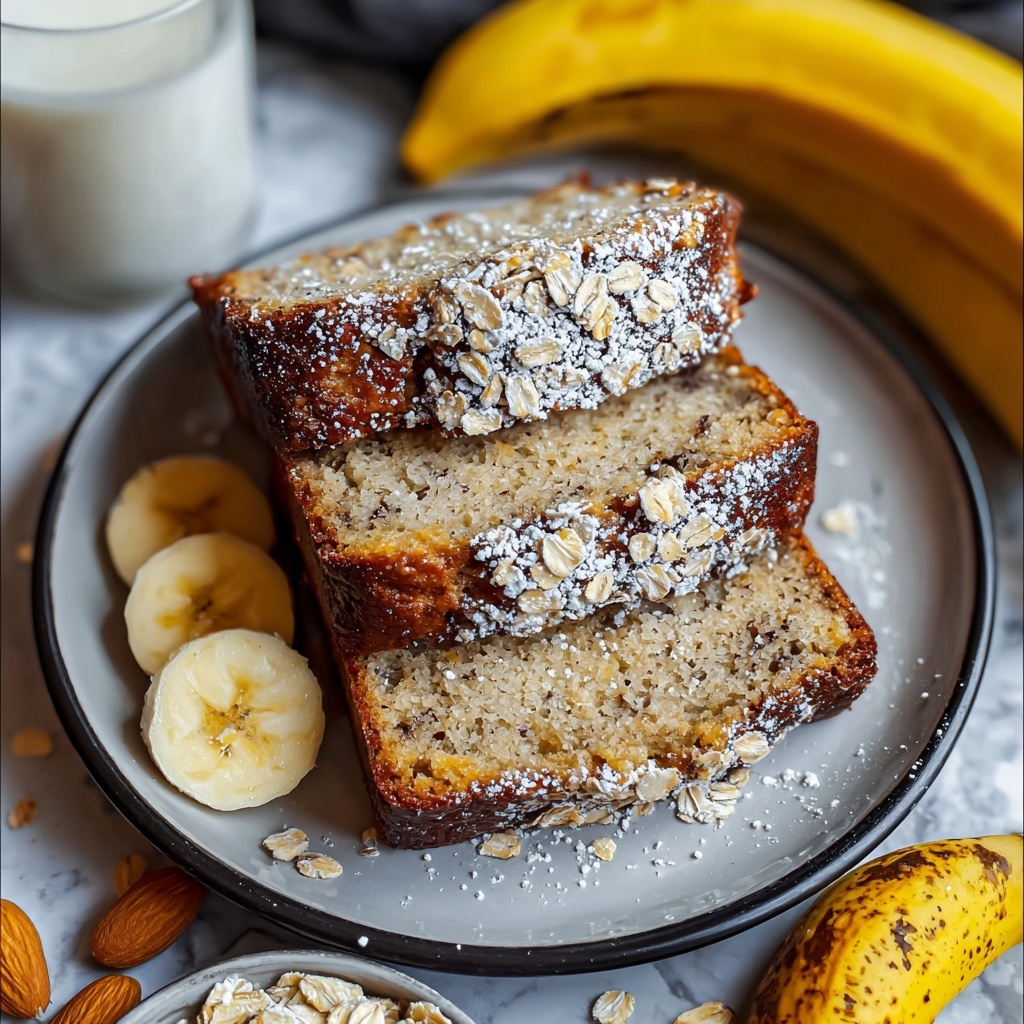 Almond Flour Banana Bread Recipe - Recipe Image