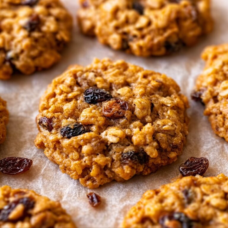 Soft & Chewy Oatmeal Raisin Cookies Recipe