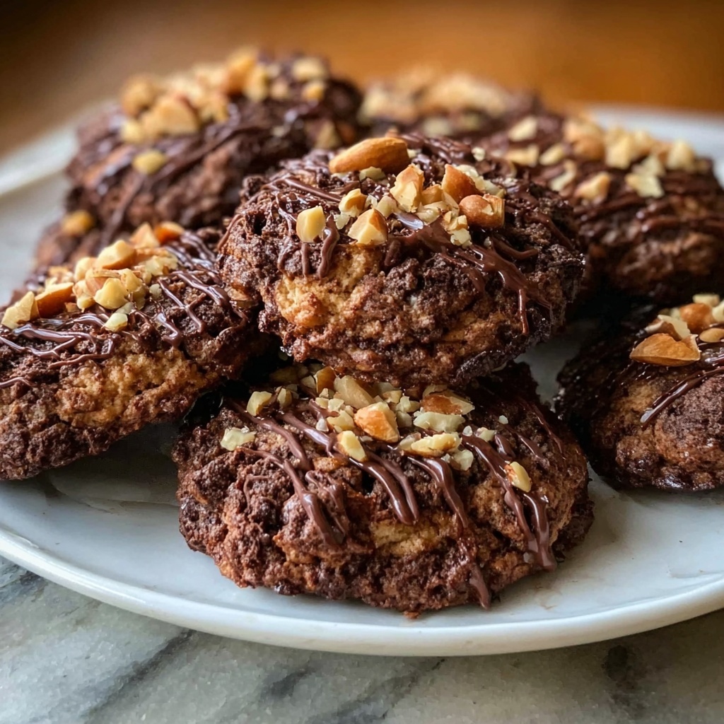 Chocolate Hazelnut Crunch Cookies Recipe - Recipe Image