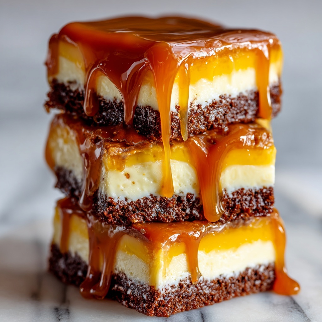 Milky Way Caramel Cheesecake Brownies Recipe - Recipe Image