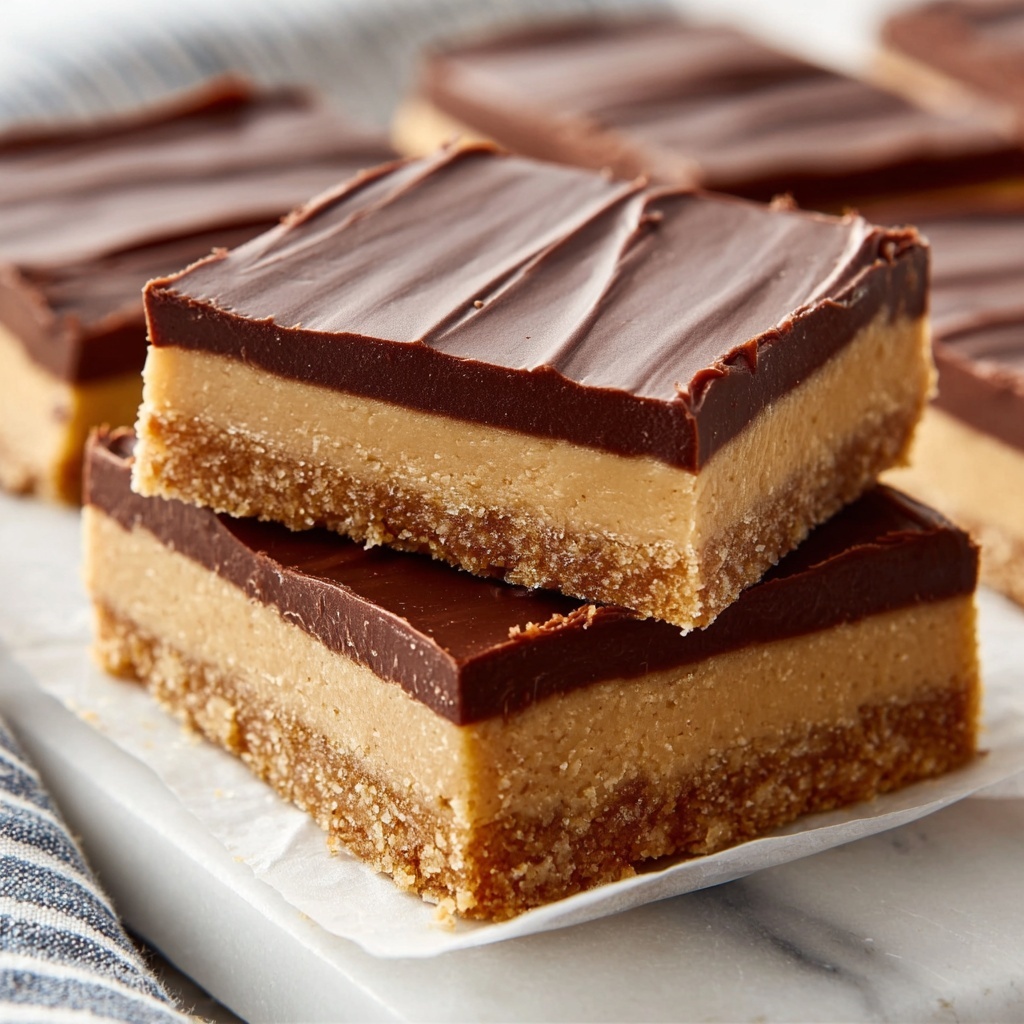 No-Bake Easter Peanut Butter Bars Recipe - Recipe Image