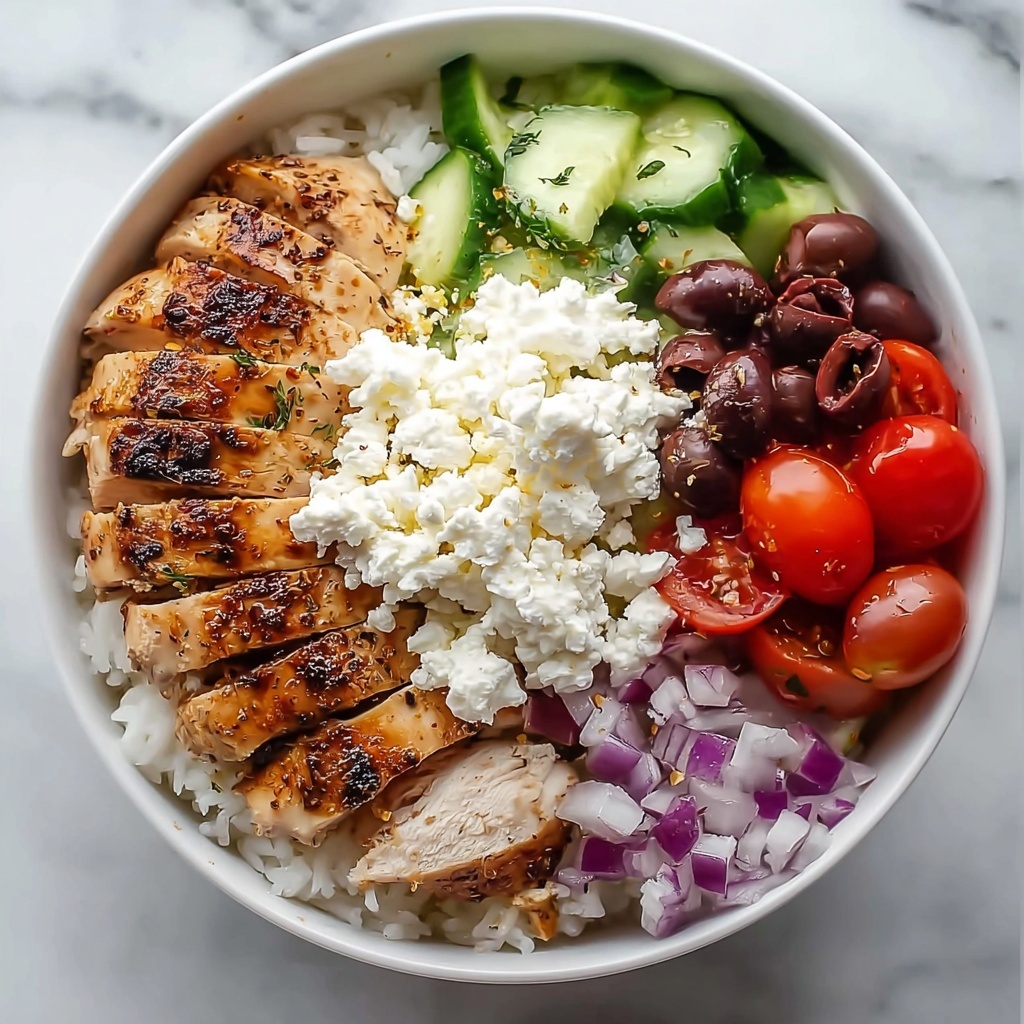 Greek Chicken Bowls Recipe - Recipe Image