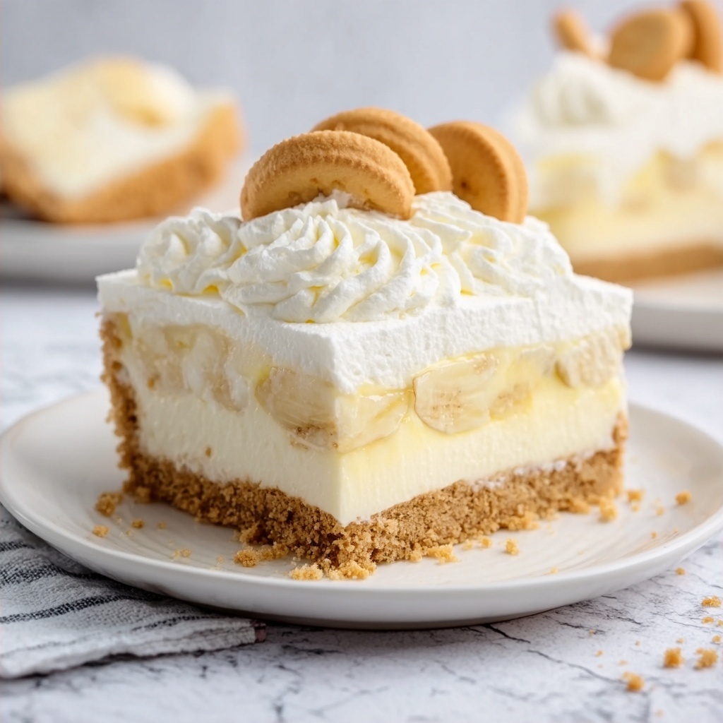 No-Bake Banana Pudding Cheesecake Recipe - Recipe Image