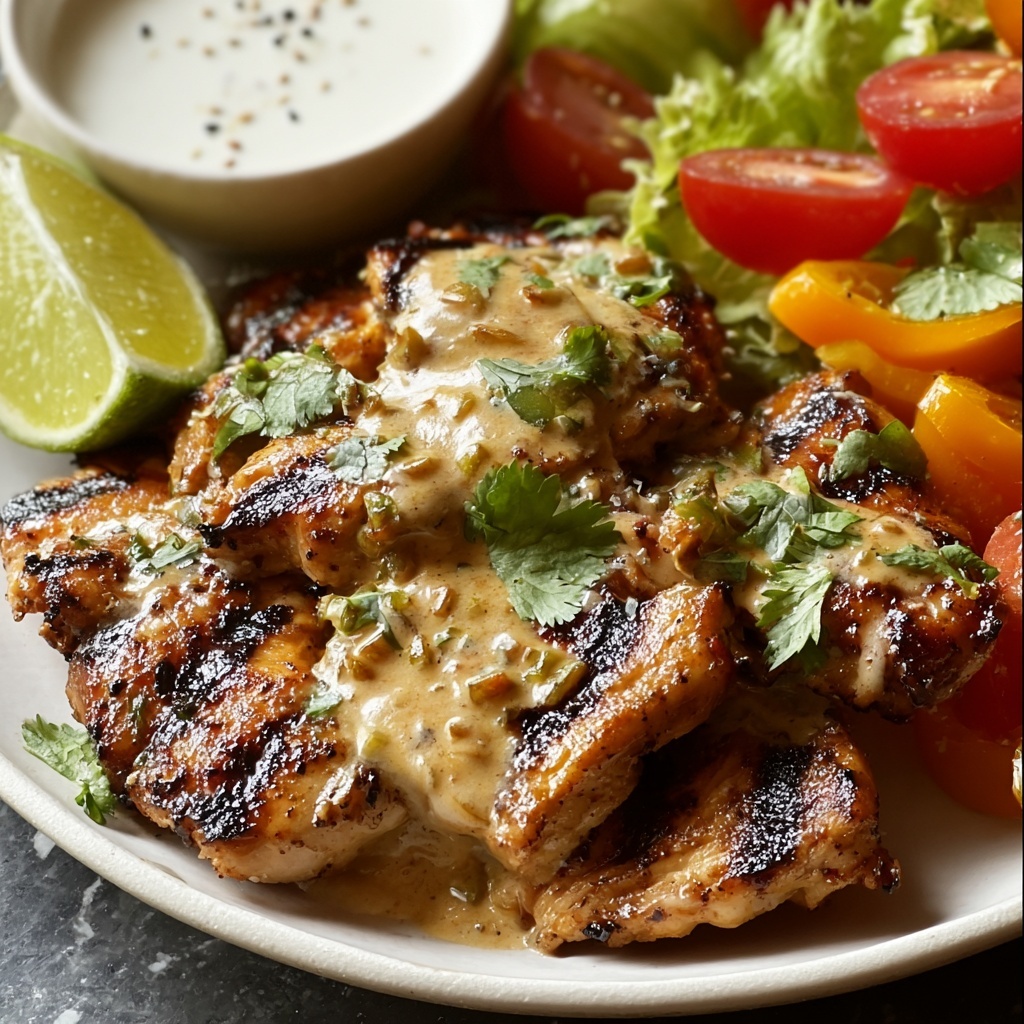 Grilled Citrus Marinated Chicken Thighs (Pollo Loco) Recipe - Recipe Image