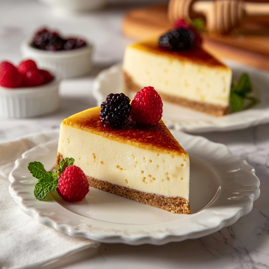 Crème Brûlée Cheesecake Recipe - Recipe Image