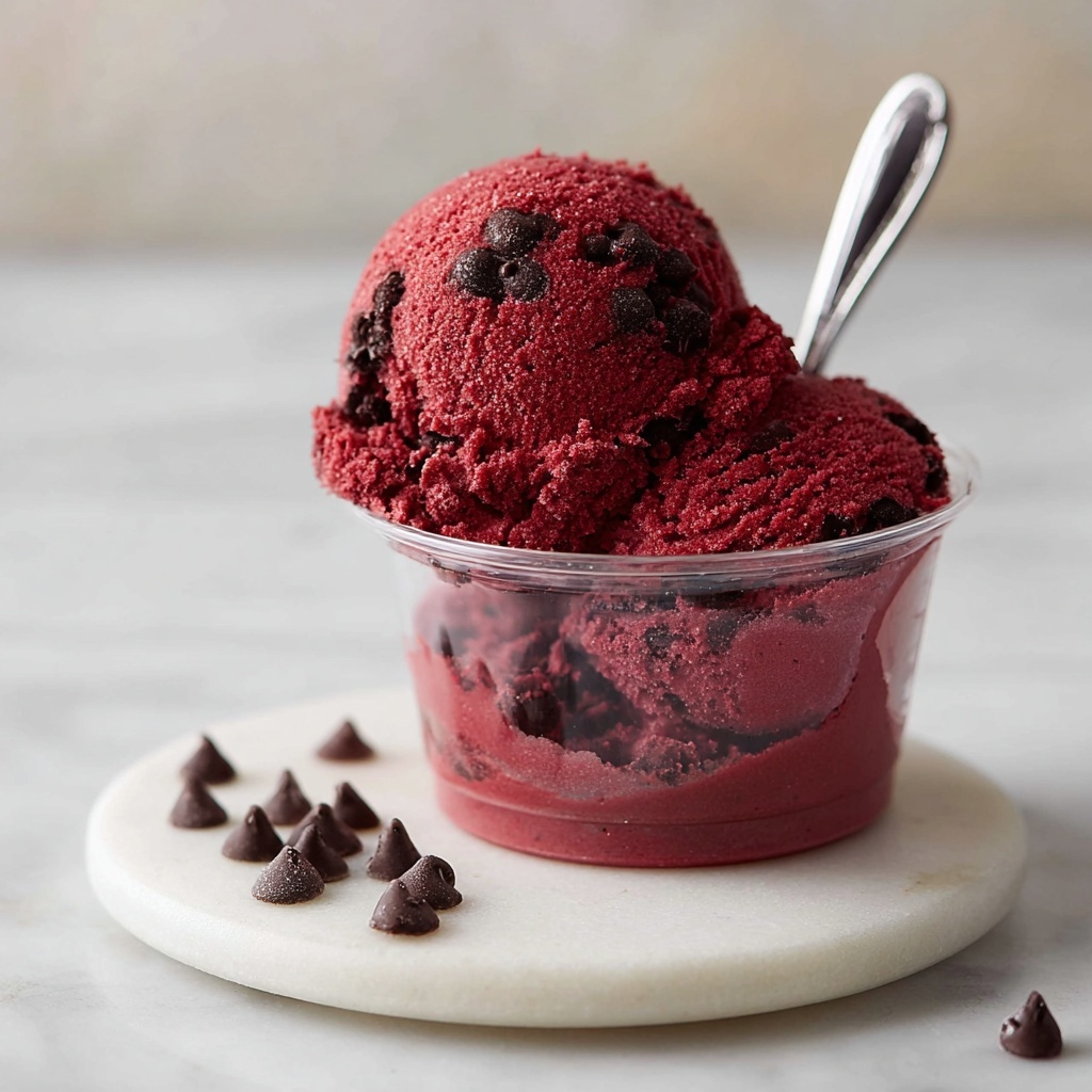 Edible Red Velvet Cookie Dough: A Deliciously Safe Treat to Satisfy Your Cravings Recipe - Recipe Image