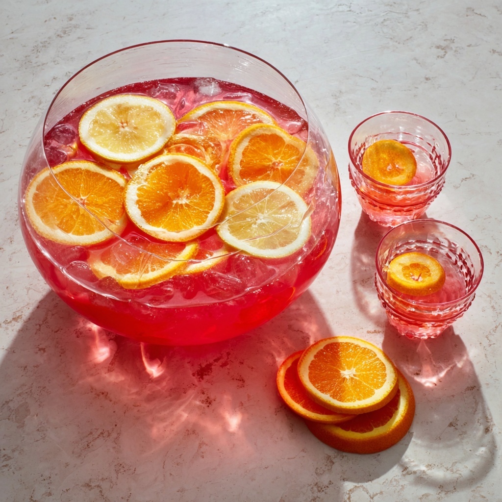 Sparkling Cranberry Punch Recipe - Recipe Image