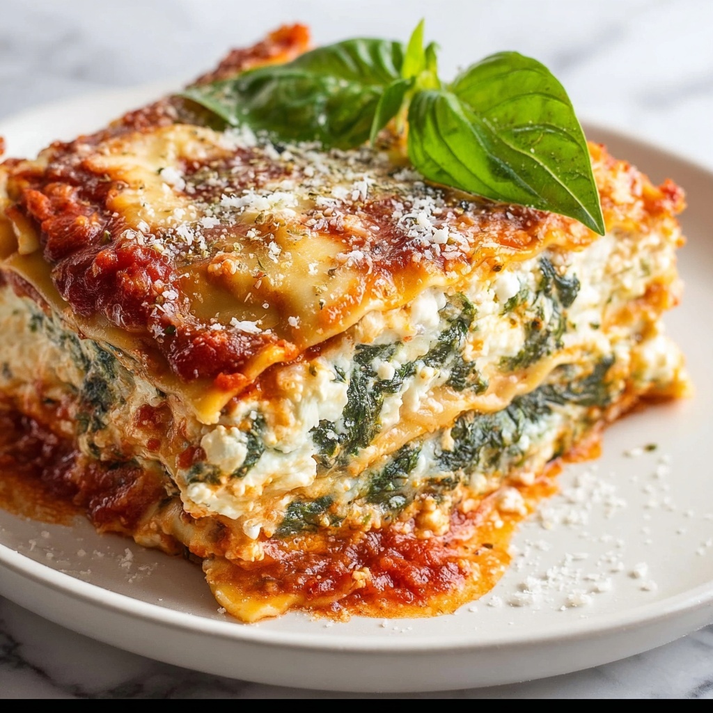 Eggplant Lasagna with Mushroom and Spinach Recipe - Recipe Image