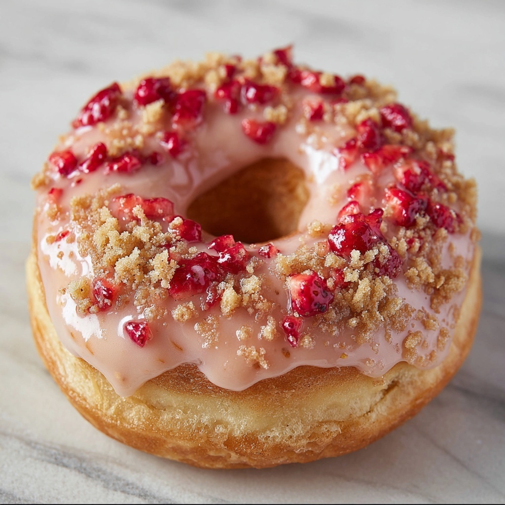 Strawberry Shortcake Sourdough Bagels Recipe - Recipe Image