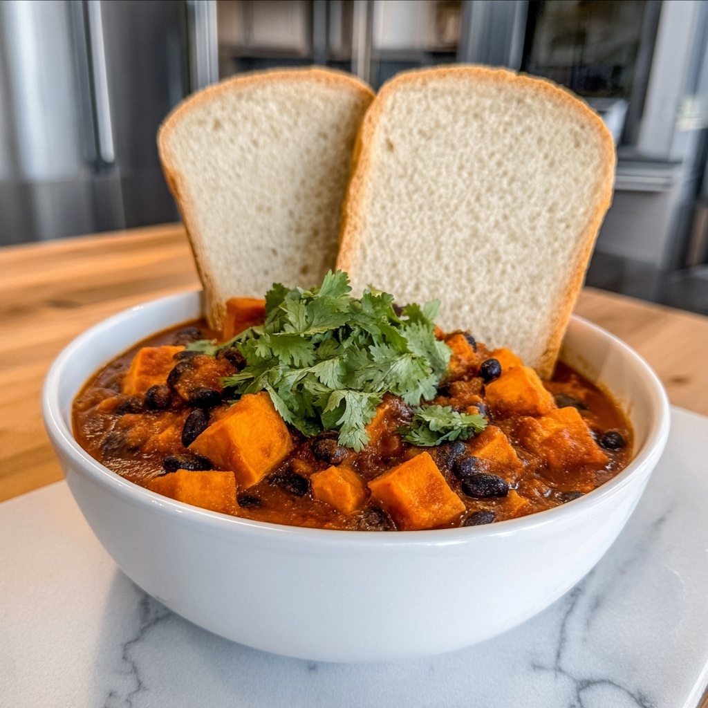 Spiced Sweet Potato and Black Bean Stew Recipe - Recipe Image