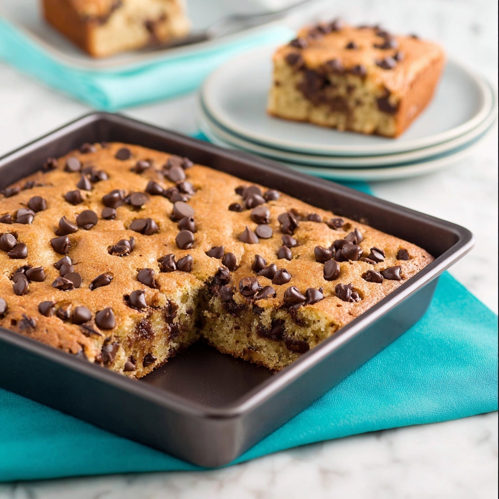Banana Cake with Chocolate Chips Recipe - Recipe Image