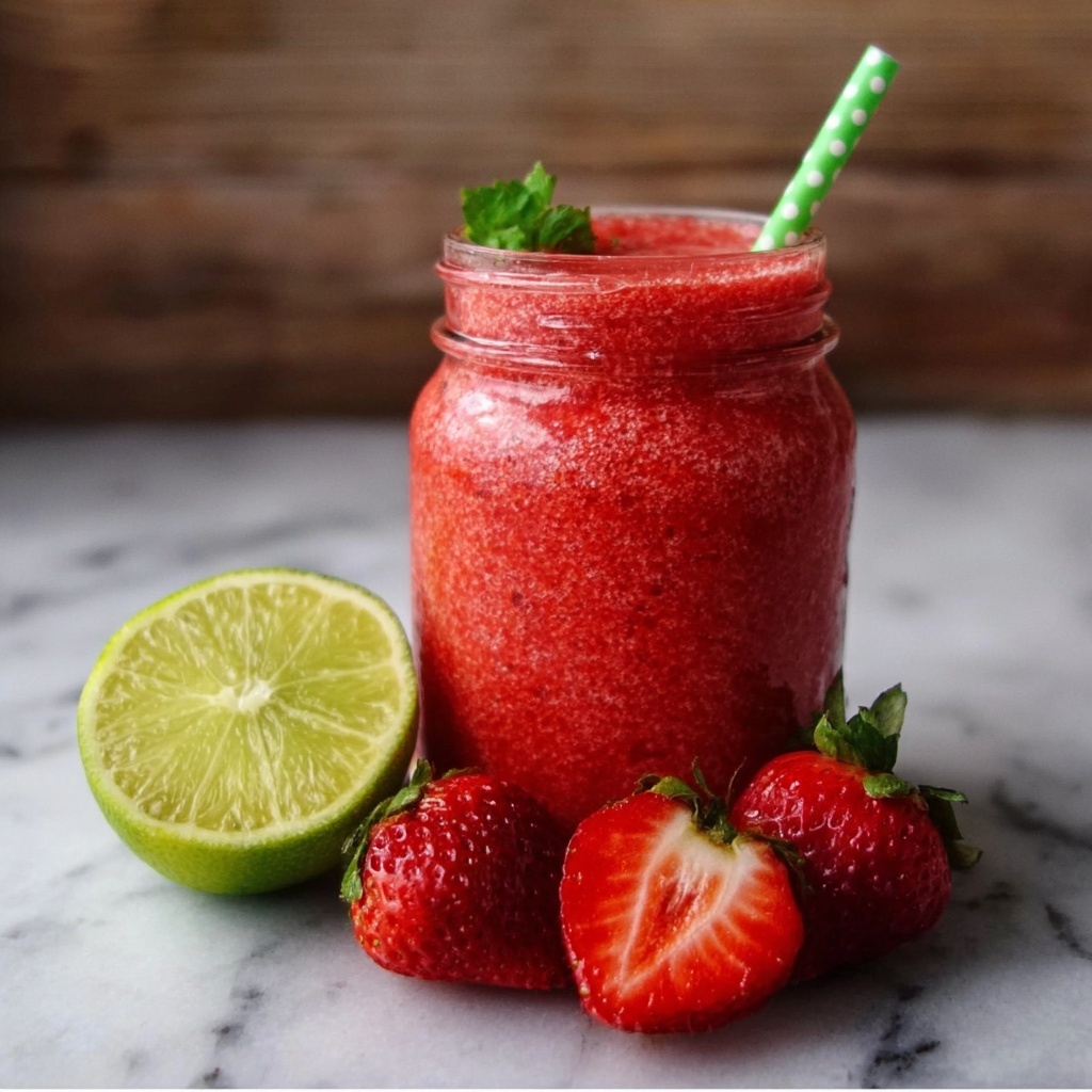 Strawberry Slushy Recipe - Recipe Image