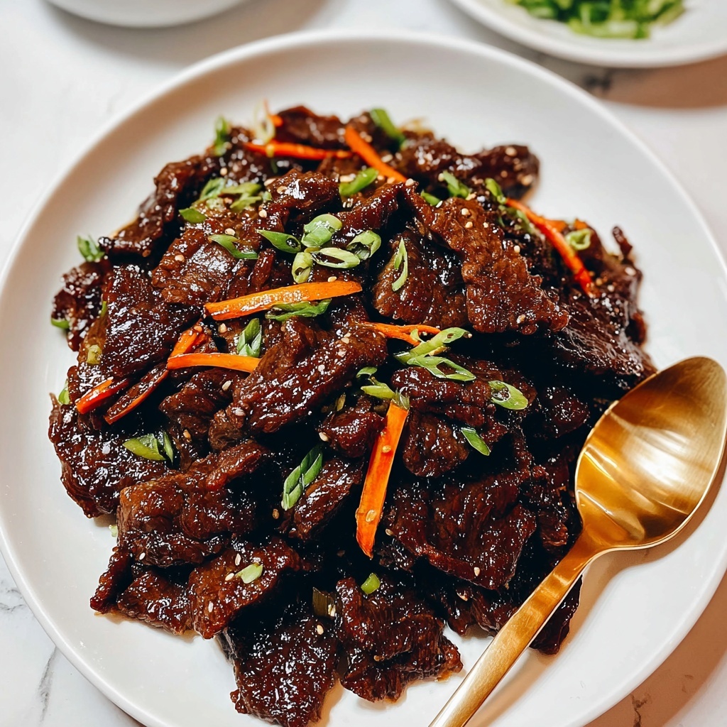 Crispy Orange-Glazed Beef Recipe - Recipe Image