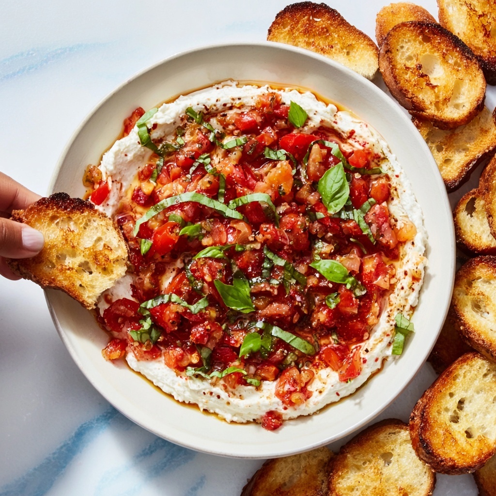 Creamy Bruschetta Dip Recipe - Recipe Image