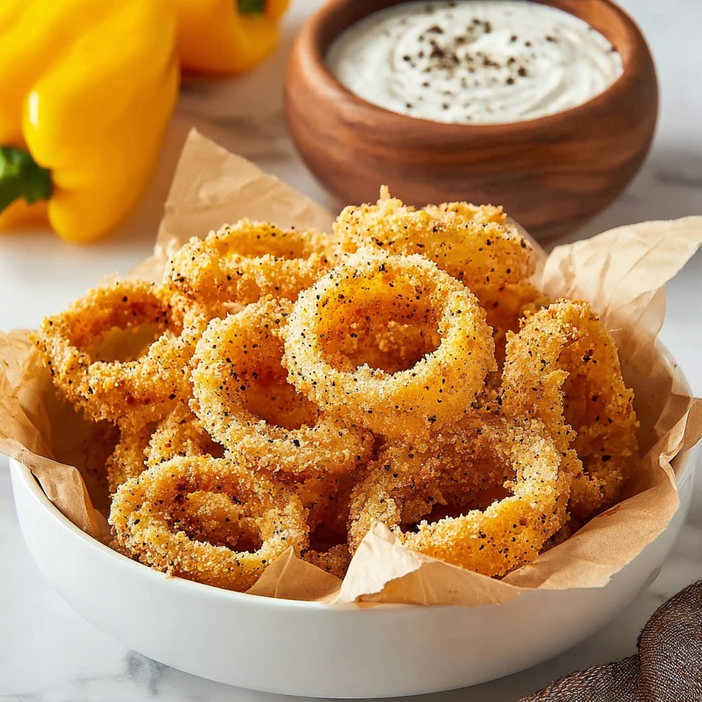 Crispy Air Fryer Banana Pepper Coins Recipe - Recipe Image