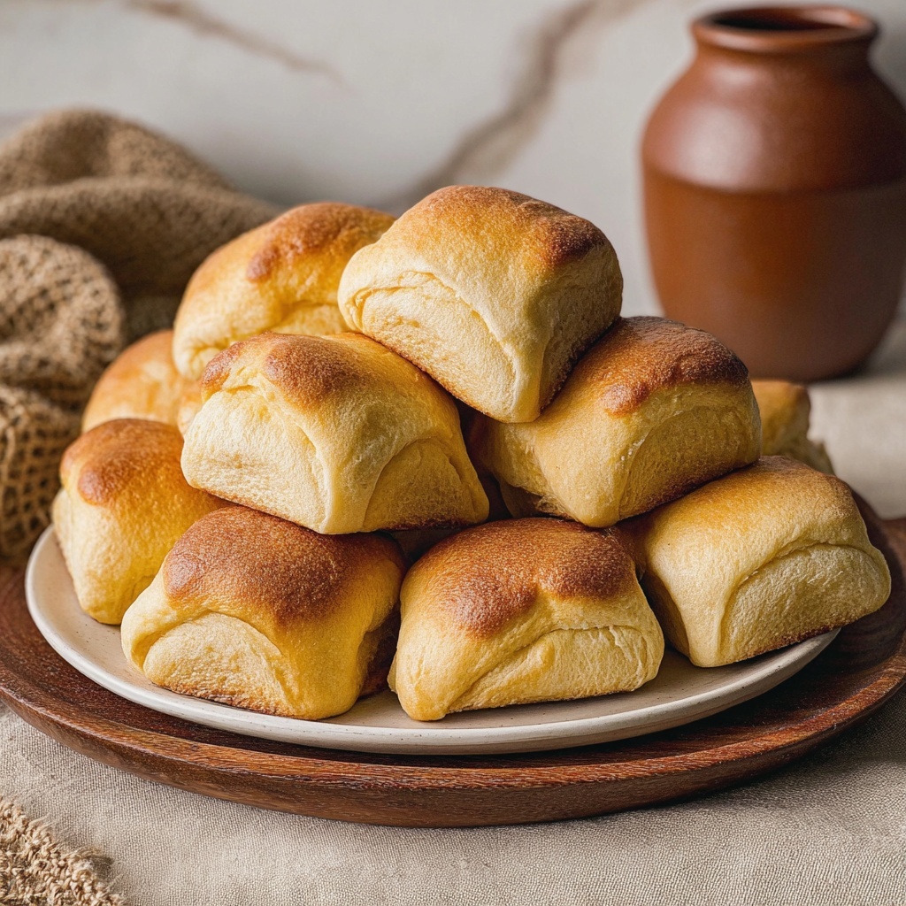 Parker House Rolls – Soft & Buttery Recipe - Recipe Image