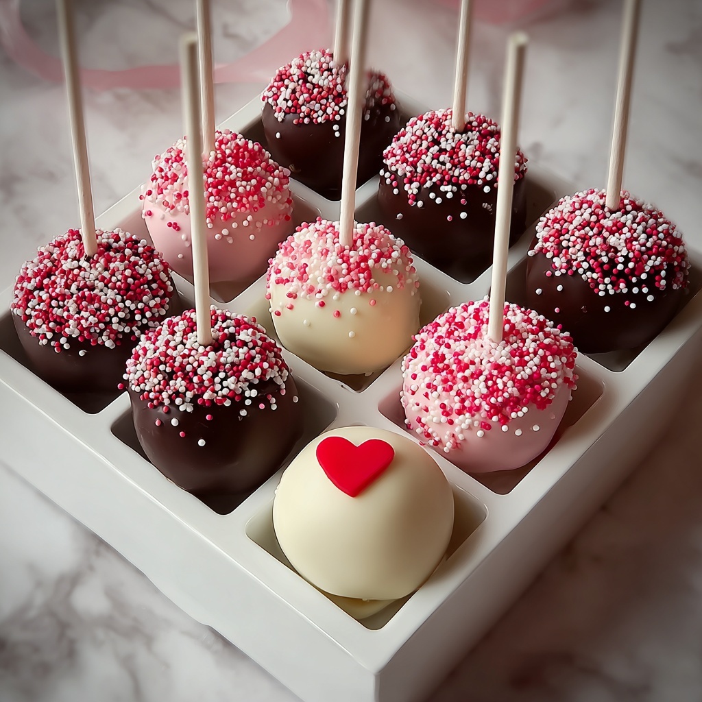 Romantic Cake Pops Recipe - Recipe Image