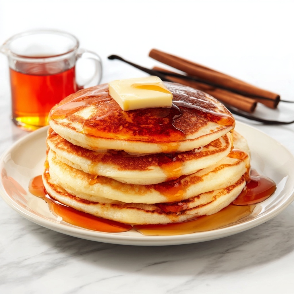 Vanilla Cinnamon Buttermilk Pancakes Recipe - Recipe Image