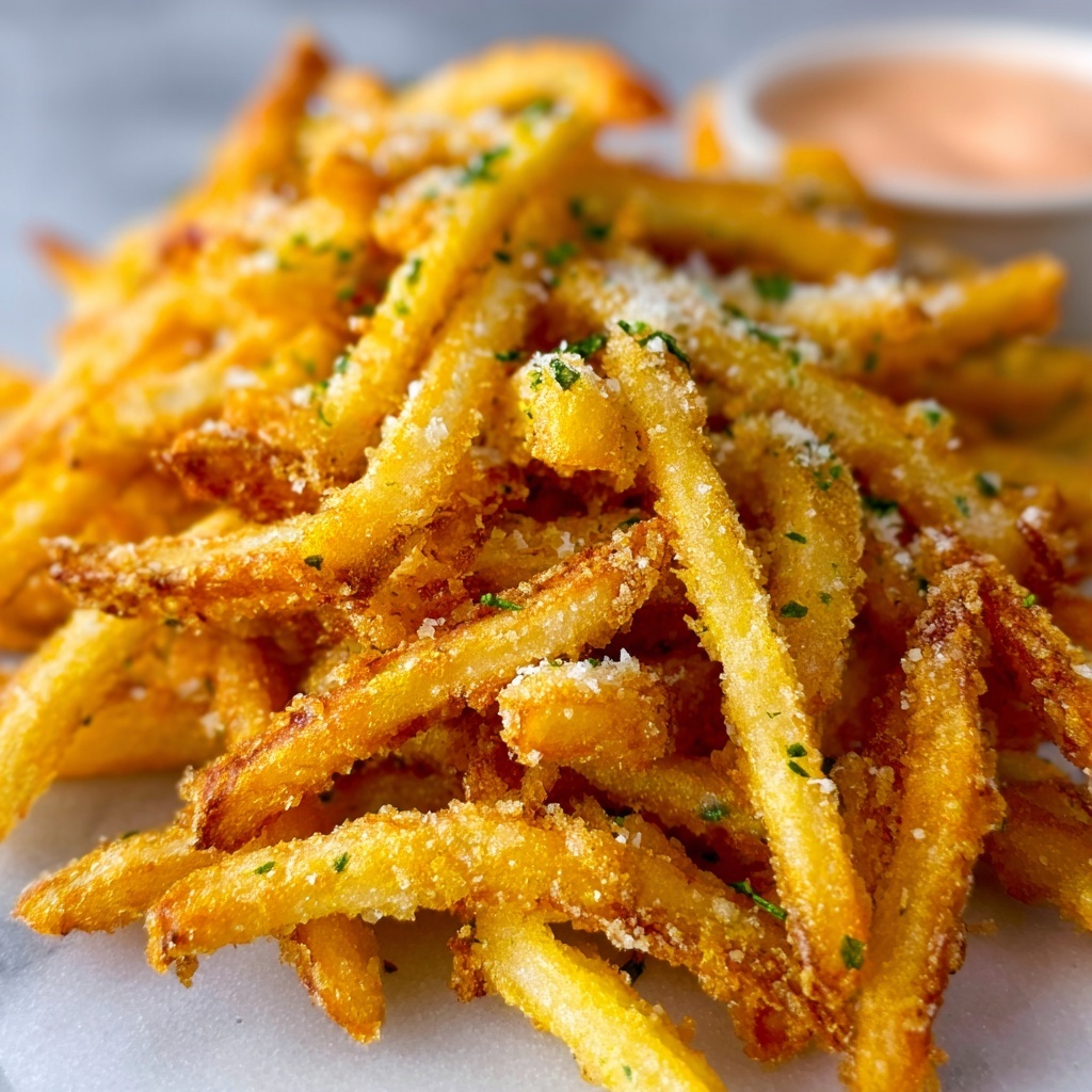 Air Fryer Garlic Parmesan Fries Recipe - Recipe Image