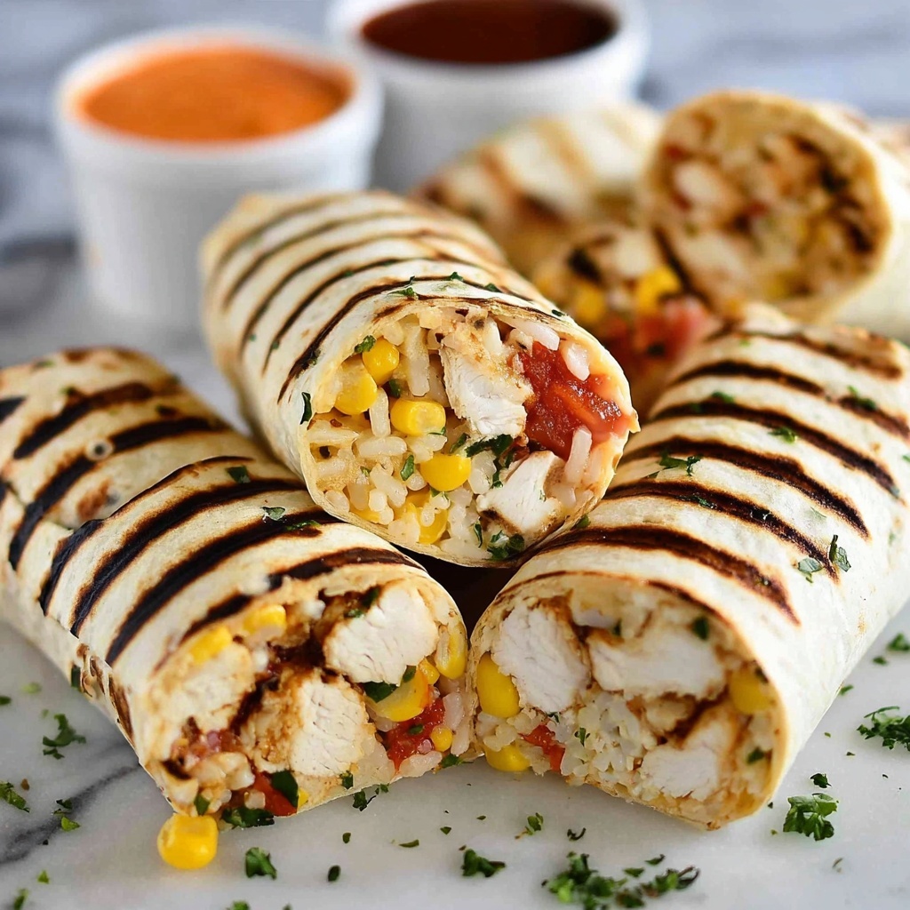 Chicken Burritos Recipe - Recipe Image