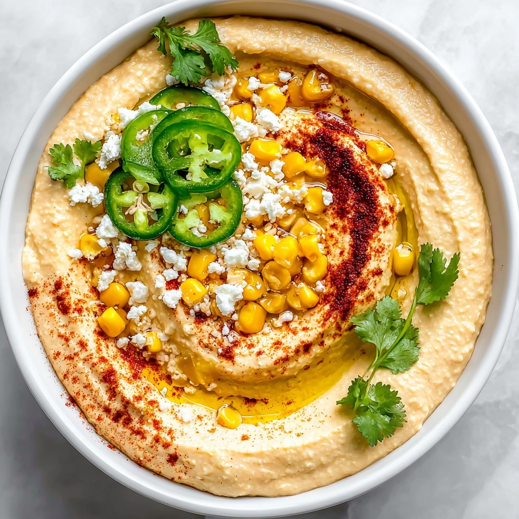 Street Corn Hummus Recipe - Recipe Image