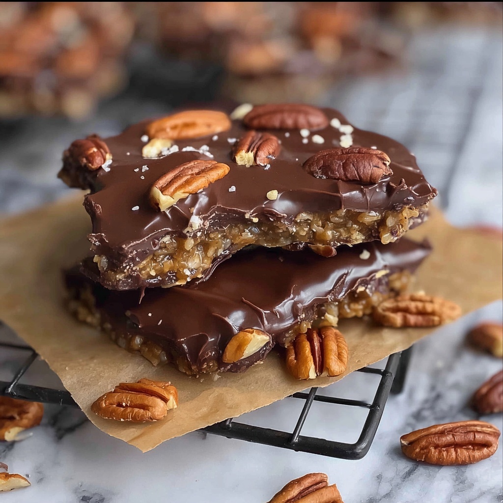 Chocolate Pecan Turtle Clusters Recipe - Recipe Image